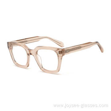 Square Thick Acetate Frame Optical Frame Eyewear Custom For Women